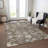 Machine Washable Indoor/Outdoor Cicel ACN1156 Brown Rug-100247675