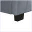 Lit plateforme tapissier en velours avec lit gigogne-112511389-106492948