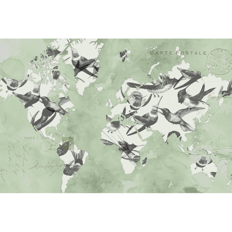 Migration Of Birds by Jennifer Goldberger - Wrapped Canvas Print, 61cm H x 91cm W