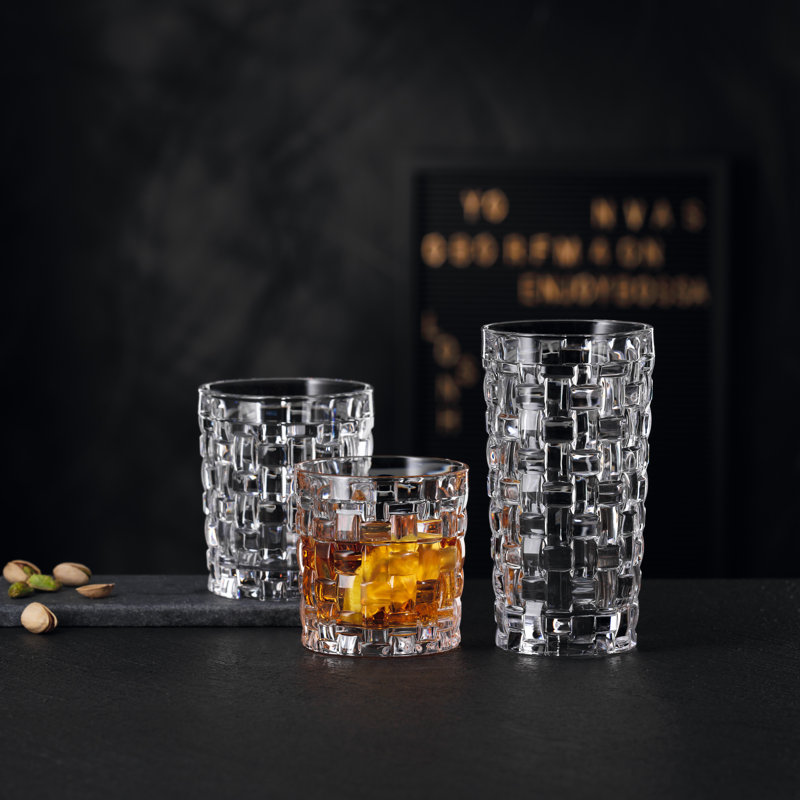 Ensemble de 4 verres à whisky 11,2 oz