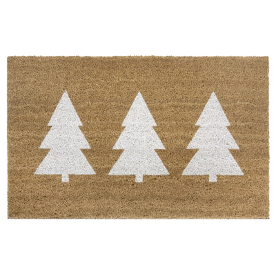 Mix Mats White Pine Trees Doormat