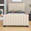 Lit plateforme tapissier simple en velours - Lit gigogne simple inclus-1898870928