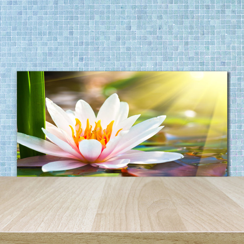 Lossie 50cm W x 100cm L Glass Peel and Stick Panel