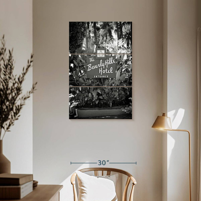 Nicci LA Beverly Hills Hotel, 57" H x 36" W