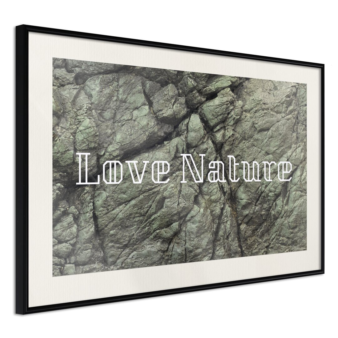 Gerahmtes Poster Nature