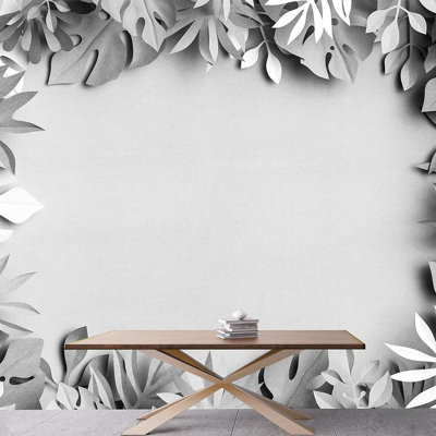 Murale collage Monstera