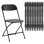 Ensemble de chaises pliantes empilables en plastique / résine (ensemble de 12)