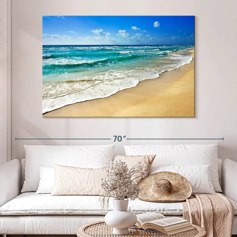 Ravi Cancun Beach II, 34" H x 51" W