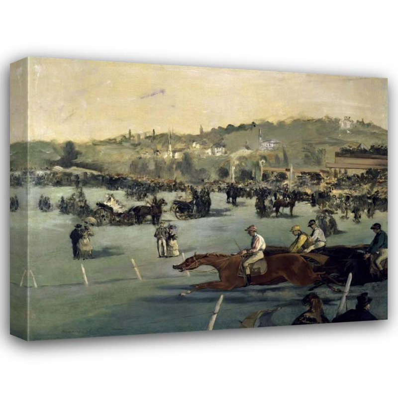 Art sur toile tendue avec toile Astoria Grand Manet, H 36 po x l 44 po