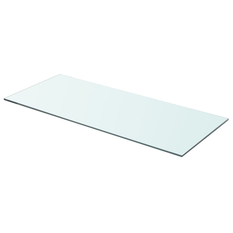Tablette en verre, H 0,31 po x l 27,6 po x P 11,8 po