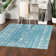 Tapis Lennon bleu clair
