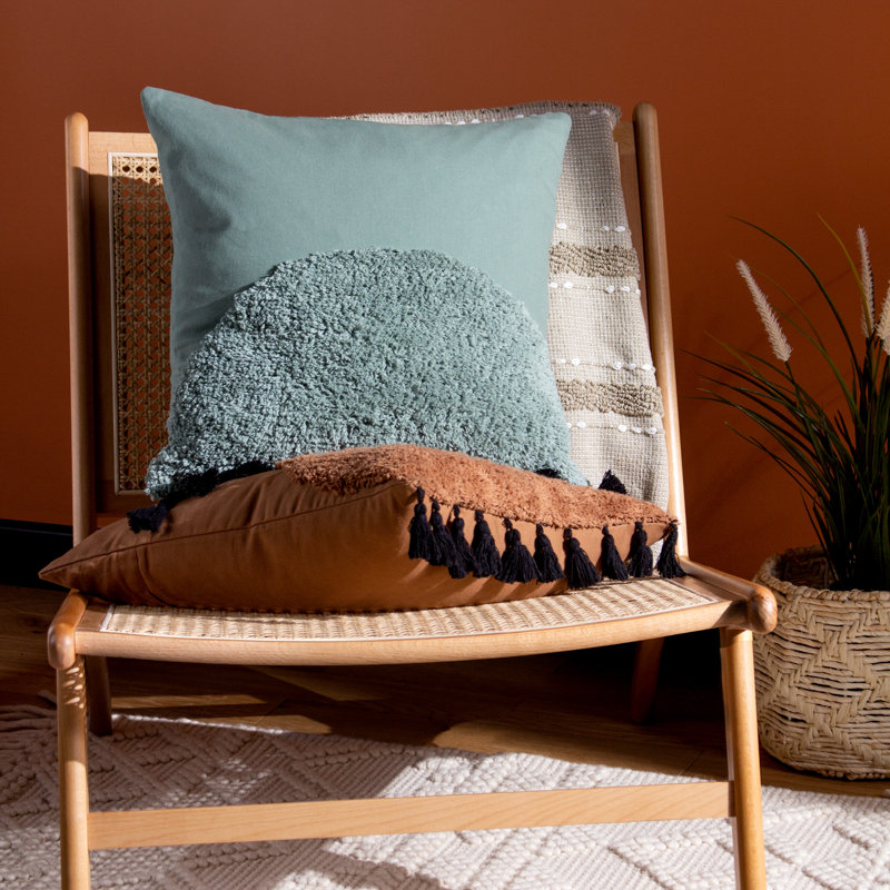 Square Throw Pillow Cover, Eucalyptus