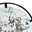 Metal Frame Industrial Wall Decorative Mirror - 31.5x0.7x31.5", Black, 15.8lbs