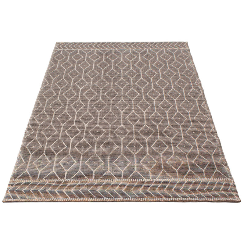 Spresa Wool Geometric Indoor Rug, Rectangle 6' x 8'11"