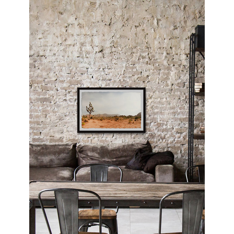 Into The Desert I Go - Single Picture Frame Print, 20cm H x 30cm W x 3.81cm D