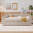 Full Size Upholstered Daybed With Storage Armrests, Trundle And Latest Integrated Bluetooth Audio System, Teddy Fleece-856438352
