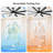 52-Inch Matte Black Ceiling Fan With Light - 8 ABS Blades, 18W LED 3-Color Dimmable Light, For Living Room & Bedroom