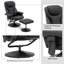 Aashka Ergonomic Faux Leather Recliner with Footrest-1378975471