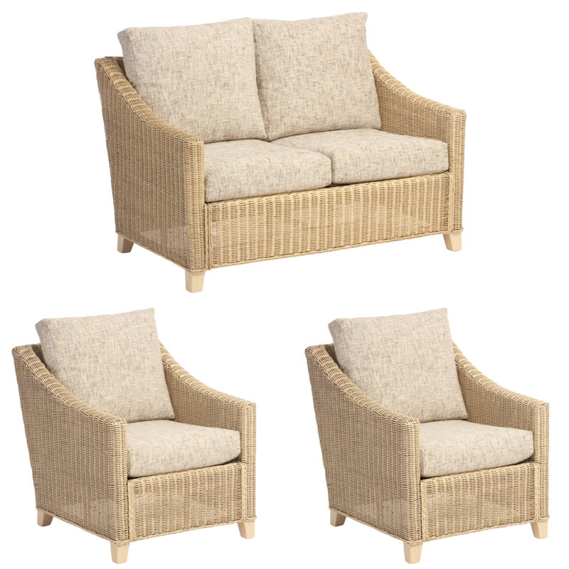 3 - Piece Living Room Set, Beige