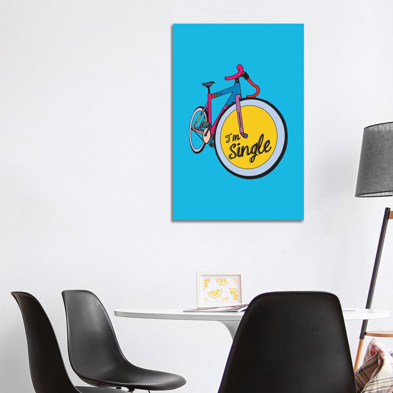 I'm Single by Ninhol - Wrapped Canvas Gallery-Wrapped Canvas Giclée, 101.6 cm H x 66.04 cm W x 1.91 cm D
