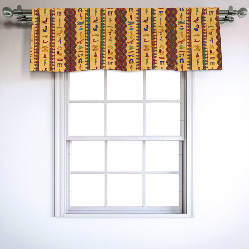Sateen Ruffled Window Valance
