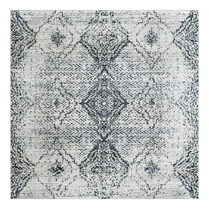 Massie Geometric Indoor Rug, Square 7'10"