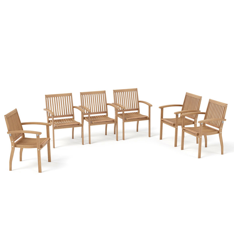 Chaise de salle à manger d'extérieur Narducci
