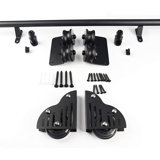 ATT 39"Sliding Ladder Hardware Rolling Library Kit(No Ladder)-Black
