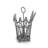 Metal Round Flatware Caddy