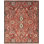 Coral Hand-Knotted Wool Symmetrical Floral Medallion Geometric Modern Contemporary Carpet Rug