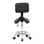 Wyalusing Backed Adjustable Height Ergonomic Industrial Stool with Removable Casters/Wheels