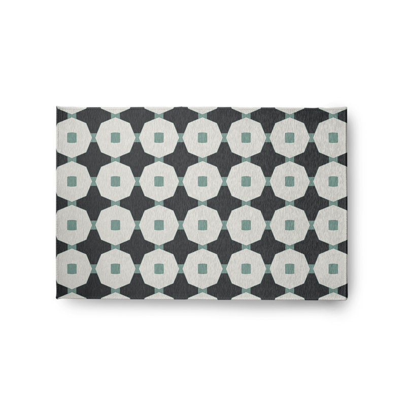 Chenille Geometric Indoor Rug, Rectangle 2' x 3'
