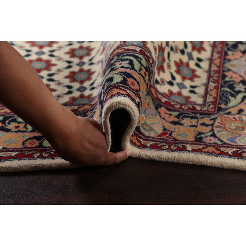 Tapis Aubusson en laine noué à la main 4 x 6