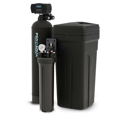 PRO+AQUA Whole House Water Filter & 25,000 Grain Softener Bundle – Complete Water Filtration and Softening System