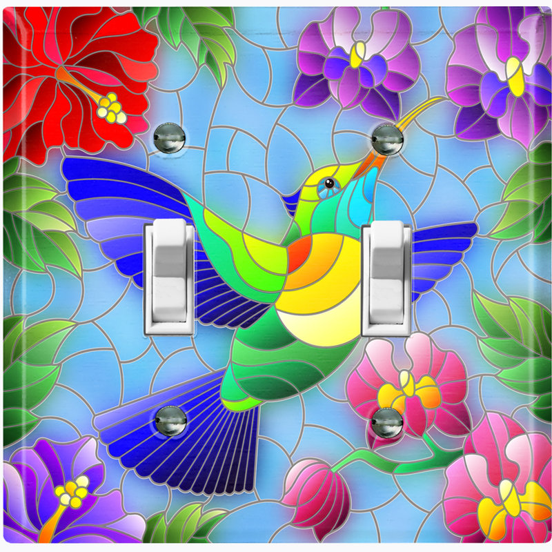 Plaque murale Mosiac Flying Bird Tile