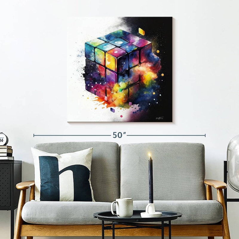 Senne Rubik, 30" H x 30" W