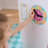 Deluxe Big and Bright Wooden Play Kitchen with Play Phone, Neon Colors