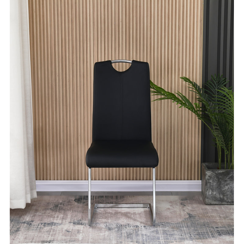 Asheboro 48cm H Upholstered Metal A-Frame Sign Holder, Black