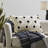 Tufted Cotton Decorative Throw Pillow Cover with Zipper, Set of 2