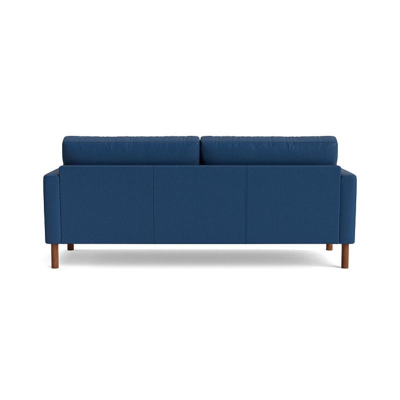 Laguna Leather Sofa (85"), Leather - Deep Blue