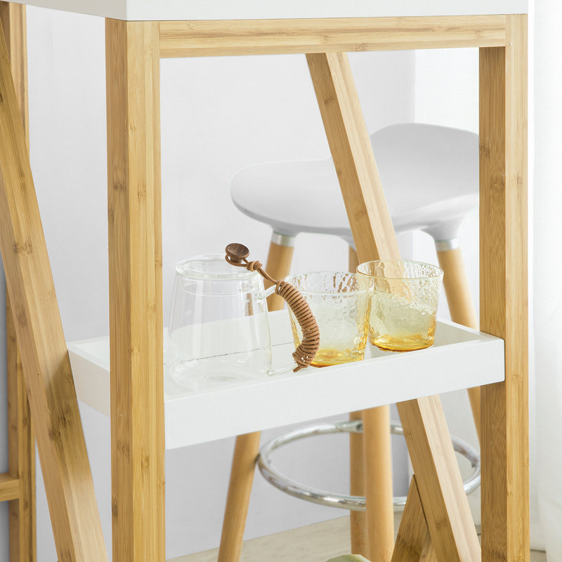 Skakke 122cm Home Bar, White
