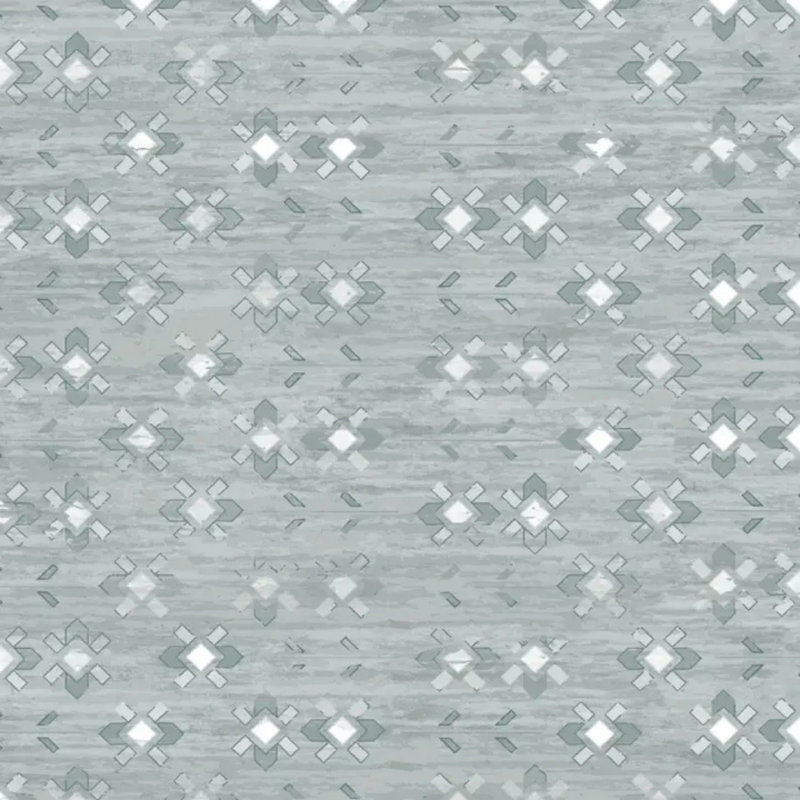 Ella Vinyl Geometric Rug, Runner 2' x 6'