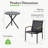 Happel Wicker 2 - Person Patio Conversation Sets with Cushions-71483661