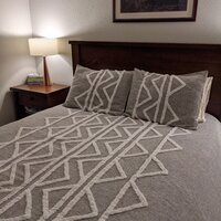 Aketzalli Gray Standard Cotton 3 Piece Comforter Set (Set of 3) Wade Logan Size: Full/Queen