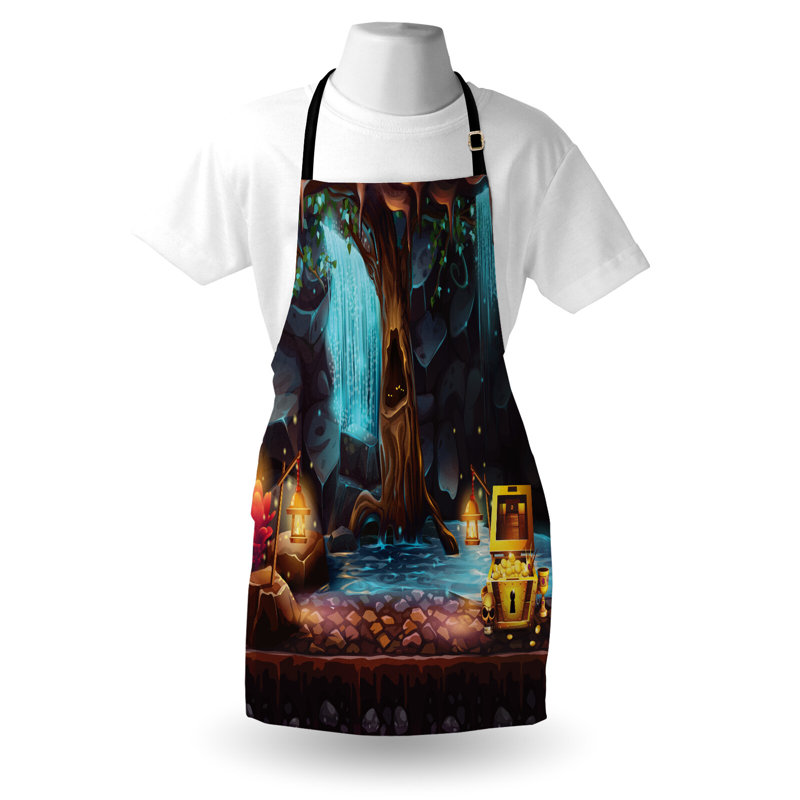 No Pattern Bib Apron