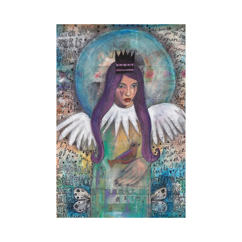 Essence Of Angel by Tamara Laporte - Gallery-Wrapped Canvas Giclée on Canvas, Wrapped Canvas, 20.32 cm H x 30.48 cm W
