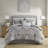 6 Piece Cotton Comforter Set Grey-114529025