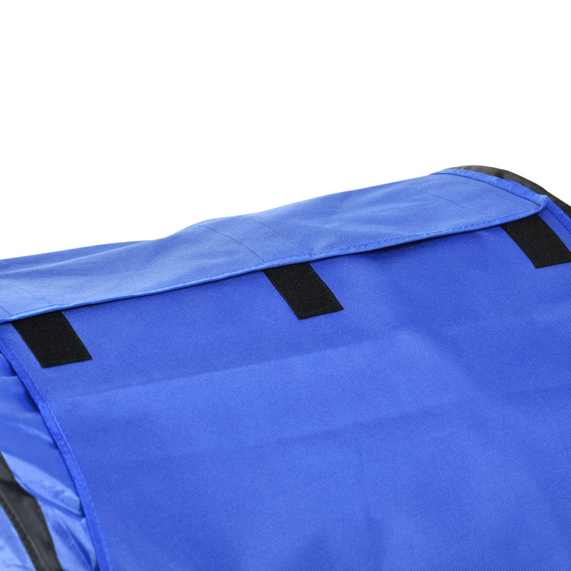 Ensemble complet de dressage d'agilité pour 7 chiens avec haies ajustables, anneau de saut, poteaux de tissage, tunnels, boîte de pause et sifflet, boîte complète d'aspect bleu, palette de couleurs Whistle
