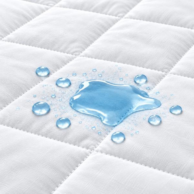 Protège-matelas imperméable avec sangle élastique, Lit double