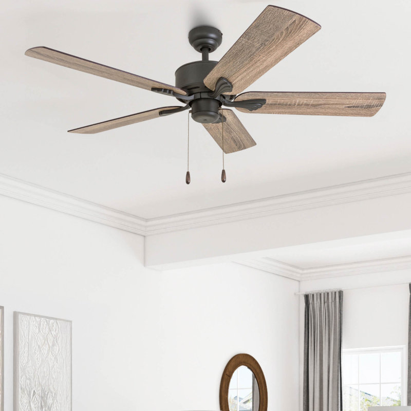 Ventilateur de plafond 52 "sans lumière Glencrest, Télécommande à 3 vitesses